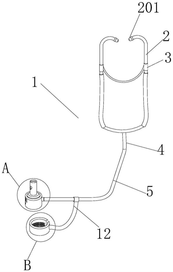 一种呼吸内科专用听诊器的制作方法