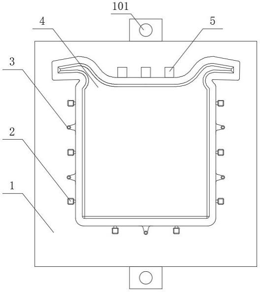 一种铜阳极板浇注成型模具的制作方法