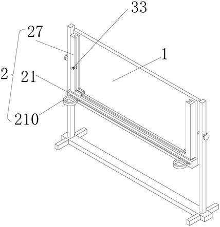 一种便携式建筑规划设计用图板架的制作方法