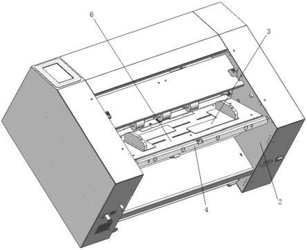 一种模切机托纸盘歪斜调节机构的制作方法