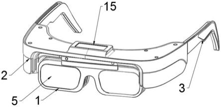 一种翻转式带屏幕的智能眼镜的制作方法