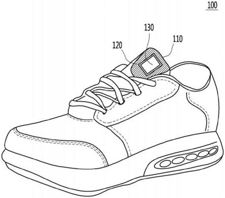 在鞋舌插入有位置跟踪模块的鞋子的制作方法