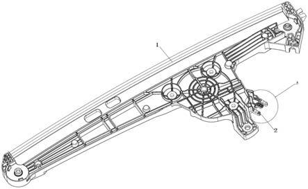 一种玻璃升降器用钢丝绳限位装置的制作方法