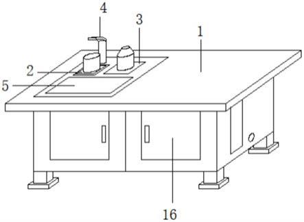 一种新型具有茶叶冲泡功能的品茶桌装置的制作方法