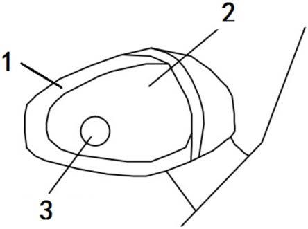 一种两视角后视镜的制作方法
