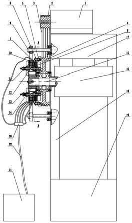 机械压力机低从动系统惯量的组合式摩擦离合器制动器的制作方法