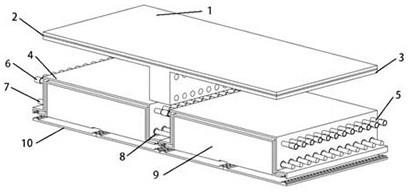 一种预应力钢骨架无热桥屋面板的制作方法