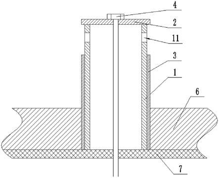 一种管道预留洞口模具的制作方法