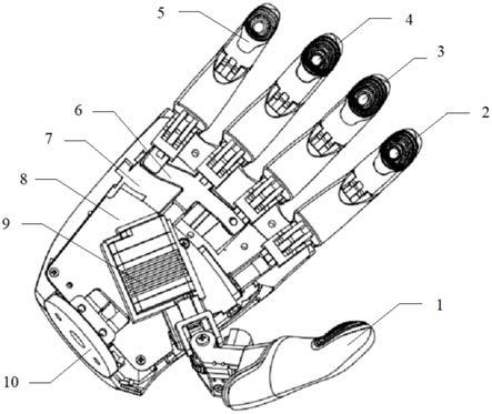 一种四自由度智能假肢手的制作方法