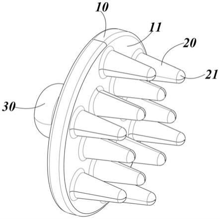 爪式干电极结构以及脑电帽的制作方法