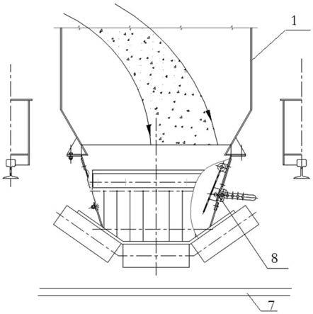 一种可调节式叶轮给煤机挡板装置的制作方法