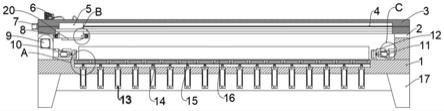 一种耐腐蚀耐高温护栏检测用护栏夹持定位装置的制作方法