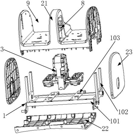 一种按摩椅的腿部按摩装置的制作方法