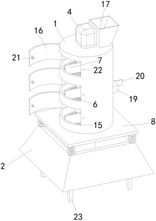 建筑工程用滚筒式快速筛沙机的制作方法