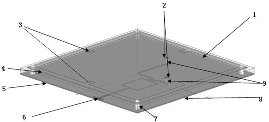 一种UHF频段的矩形开槽圆极化天线的制作方法
