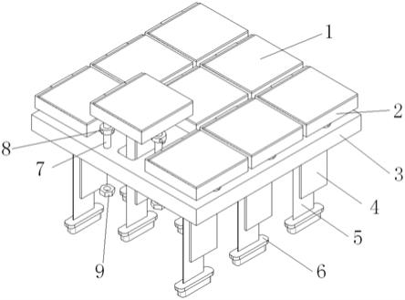 模块化的三维可调探测器拼接结构