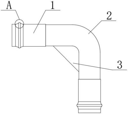 一种带有连接结构的不锈钢卡压管件的制作方法