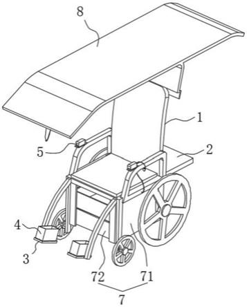 一种基于人体状态进行实时调整的轮椅的制作方法