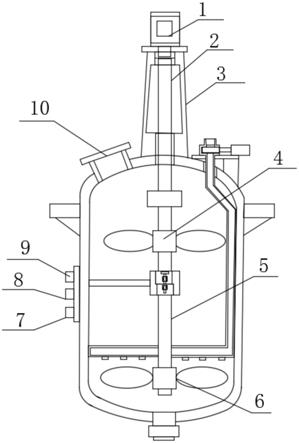 一种锂离子电池用六氟磷酸锂釜式合成反应设备的制作方法