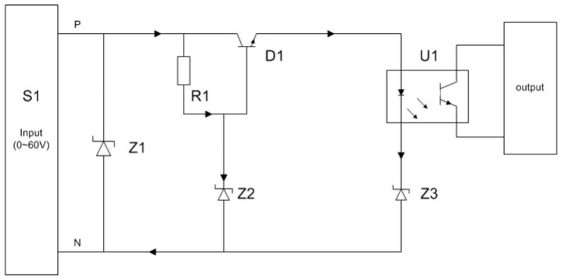 一种自动适应宽电压输入范围的电压采集电路的制作方法