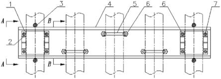 一种U型卡式管排联板装置的制作方法
