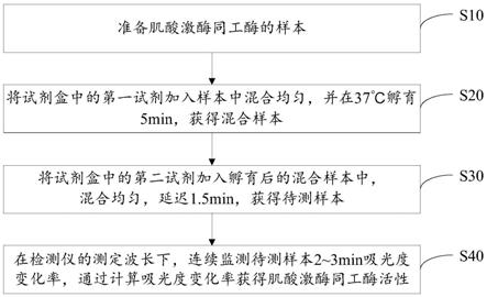 一种测定肌酸激酶同工酶活性的试剂盒及其测定方法与流程