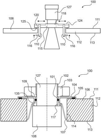 具有凸缘的测量装置、凸缘及容器的制作方法