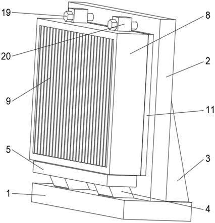 一种空调器的冷凝器右边板的制作方法