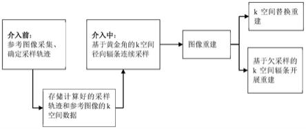 磁共振实时引导介入的图像采集与重建方法及系统