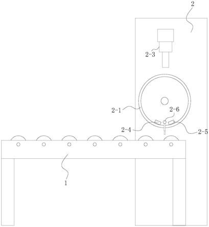 一种管桩法兰裙边自动卷圆及嵌入生产线的制作方法