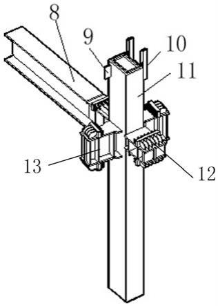 一种便于型钢混凝土梁中钢筋安装的劲性梁柱连接节点的制作方法