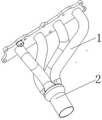 一种排气歧管连接结构的制作方法