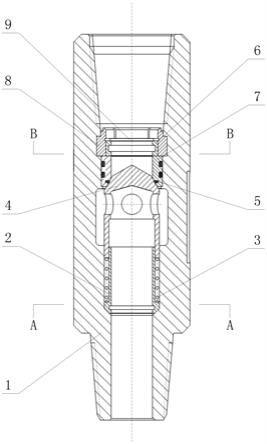 一种具有弹簧保护结构的箭形止回阀的制作方法