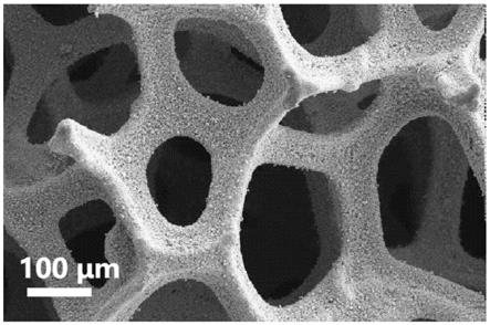 一种微生物电解池的泡沫铜材料复合阴极及其制备方法与流程