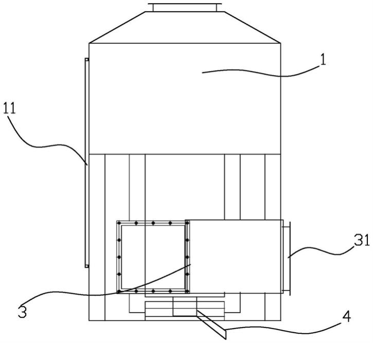 一种用于沥青与松香烟气治理环保处理机的喷淋塔的制作方法