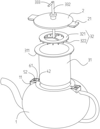 一种搅拌式石茶壶的制作方法