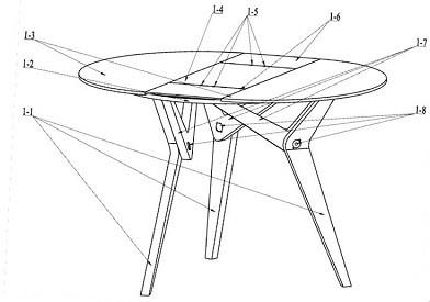 一种新型折叠升降桌的制作方法