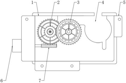 一种打印复印一体机处理盒齿轮传动组件的制作方法