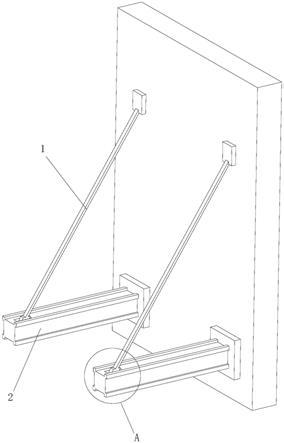 一种用于装配式剪力墙结构的拉杆悬挂脚手架的制作方法
