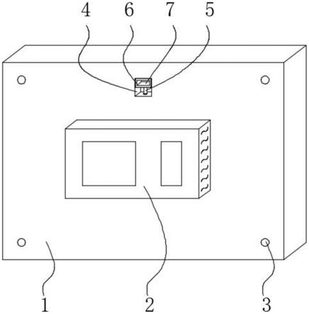 一种楼宇智能化工程用门禁系统安装结构的制作方法