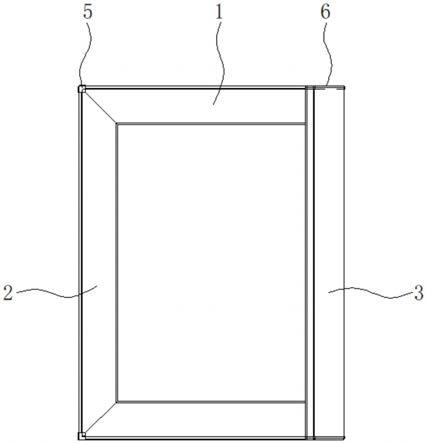 一种铝框门框体结构的制作方法