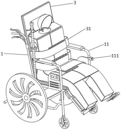 一种具有加热功能的多功能安全性轮椅