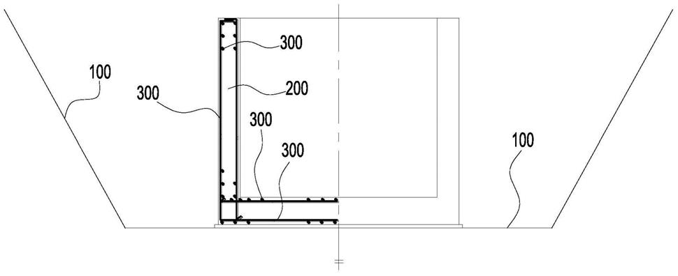 岩石地基水池结构的制作方法