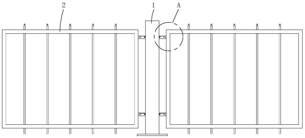 围栏应变式感应装置的制作方法
