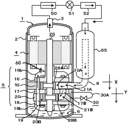 变容旋转式压缩机和制冷循环装置的制作方法