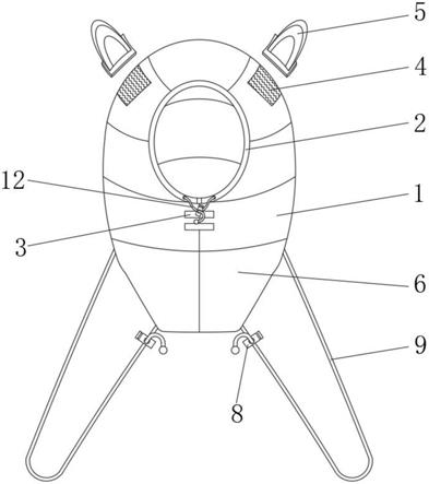 一种户外保暖型羽绒帽的制作方法