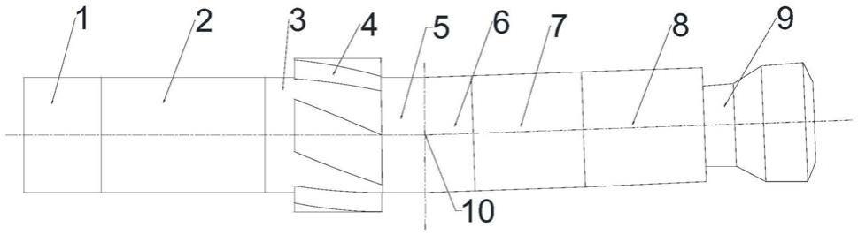 一种旋冲短半径弯壳体螺杆钻具的制作方法