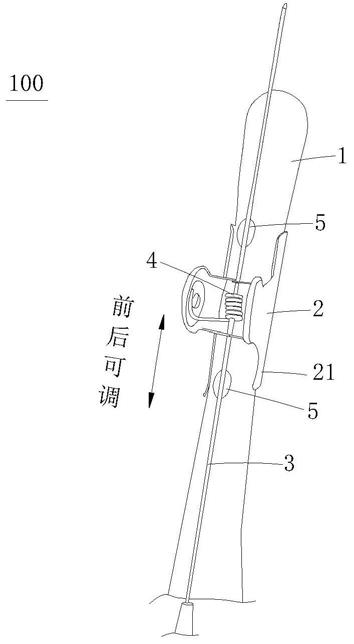 一种能适用于不同超声探头上的穿刺架