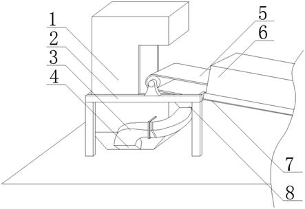 一种水泥生产过程中骨料线回路防堵防尘系统的制作方法