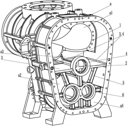 双级螺杆压缩机气缸的制作方法